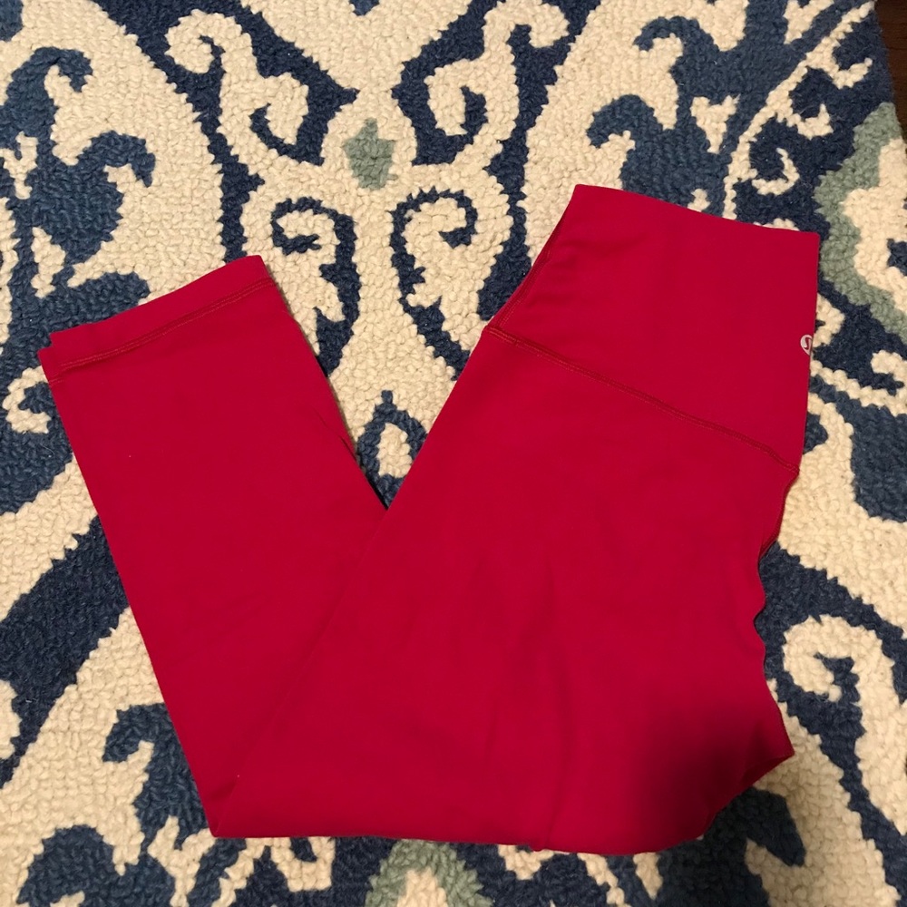 lululemon athletica Red Capris - Picture 2 of 8